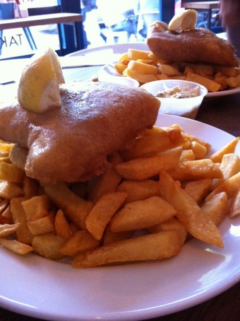 Fish and Chips in Londen Hotspot