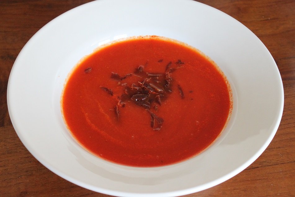 Pittige wortel paprika soep recept foodblog foodinista