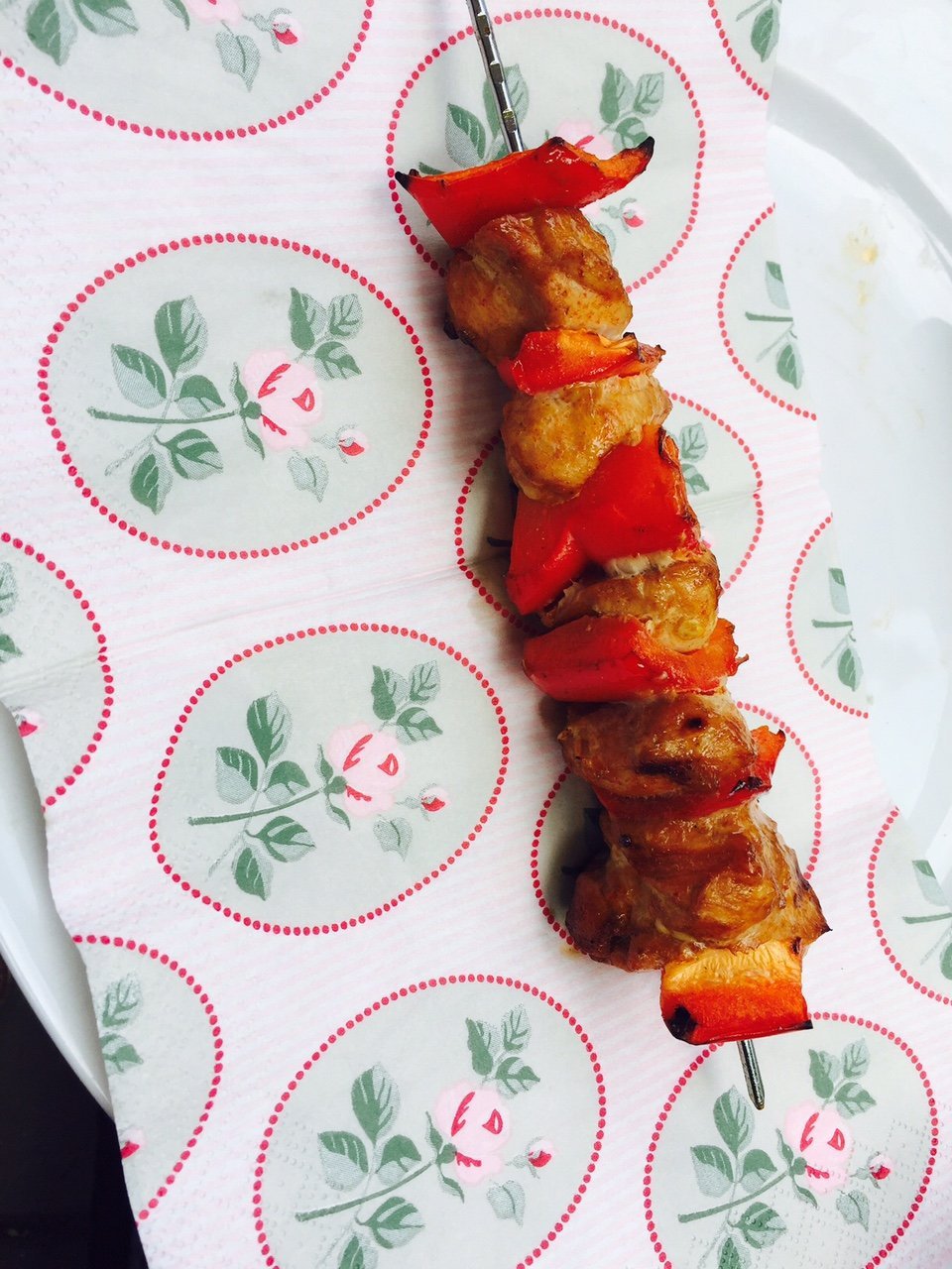 Kip barbecue marinade met paprika spies foodblog Foodinista recept