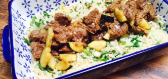Zomerse stoofschotel met parelcouscous recept van foodblog Foodinista