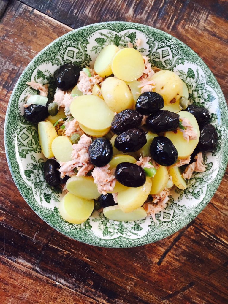 tonijnsalade met aardappeltjes recept van foodblog Foodinista