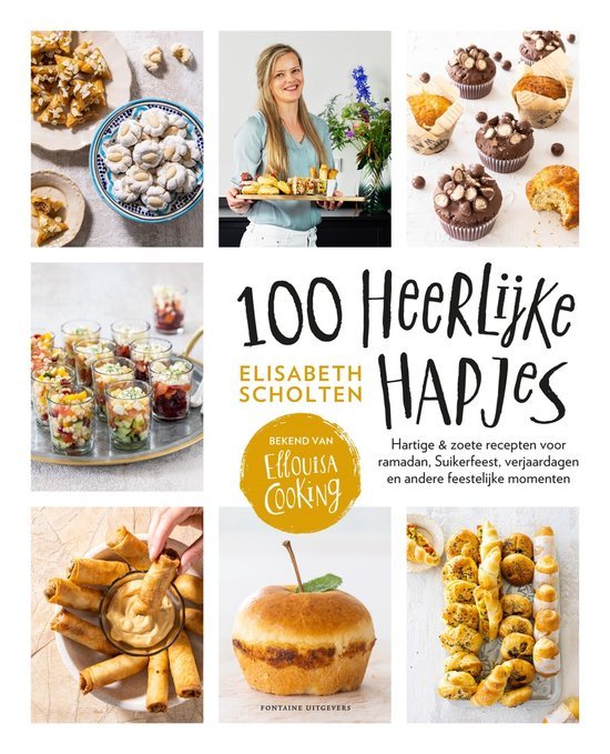 100 Heerlijke Hapjes - Voor alle feestjes altijd een hapje - Kookboeken tips Foodinista