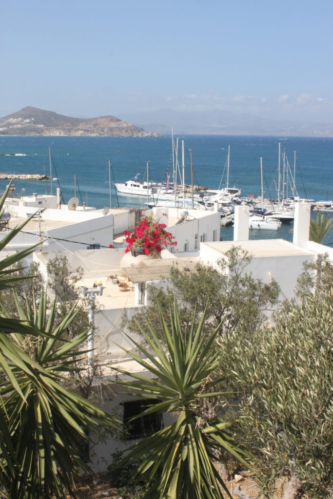 Wandelen door Naxos Stad met uitzicht