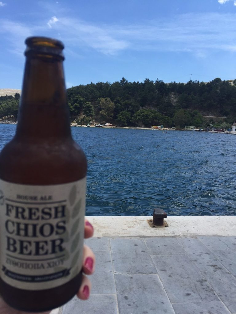 Chios bier lokaal bier uit Chios Foodblog Foodinista