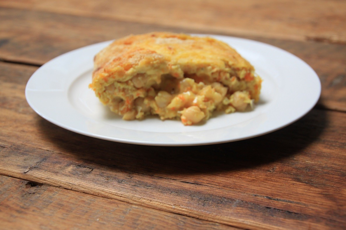 Omelet met kikkererwten recept van Foodblog Foodinista