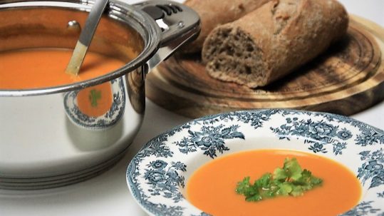 Pompoen zoete aardappel soep recept van Foodblog Foodinista