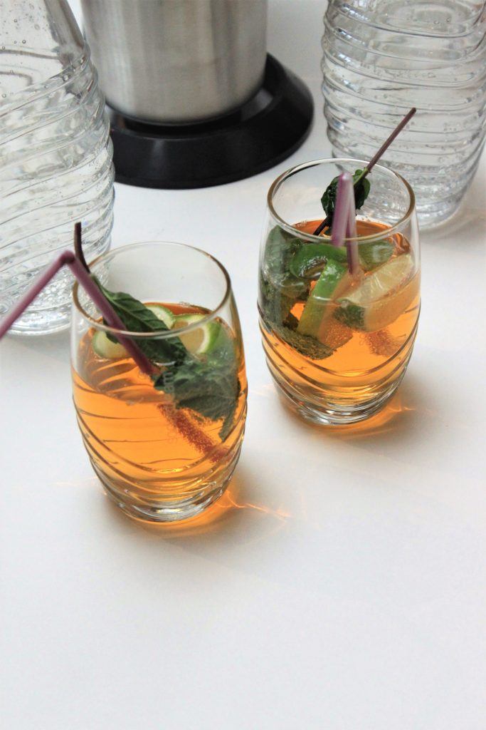 Alcohol vrij appel spritzer recept met de Soda Stream foodblog Foodinista