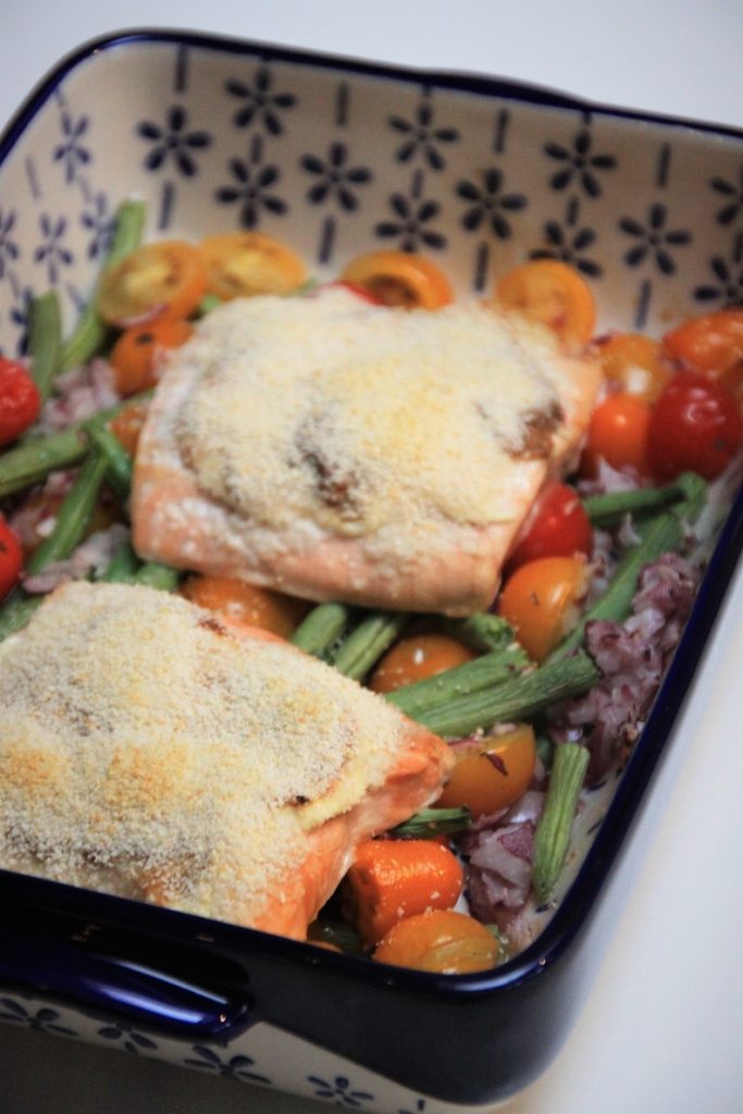 Gegratineerde zalm ovenschotel met groente recept van Foodblog Foodinista