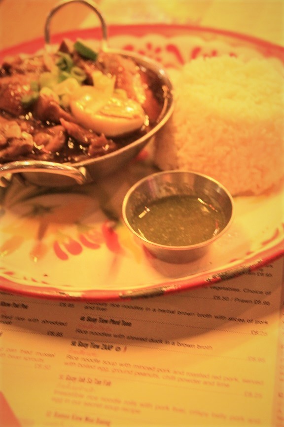 Duck Curry bij Zaap Thai in Leeds