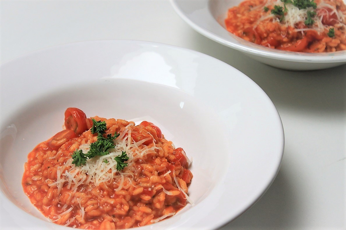 Tomatenrisotto recept Foodblog Foodinista