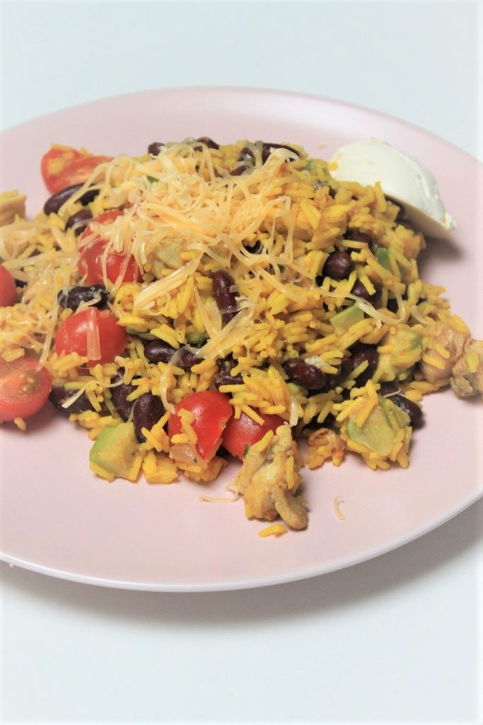 Recept Mexicaanse rijst met kip en avocado recept foodblog Foodinista