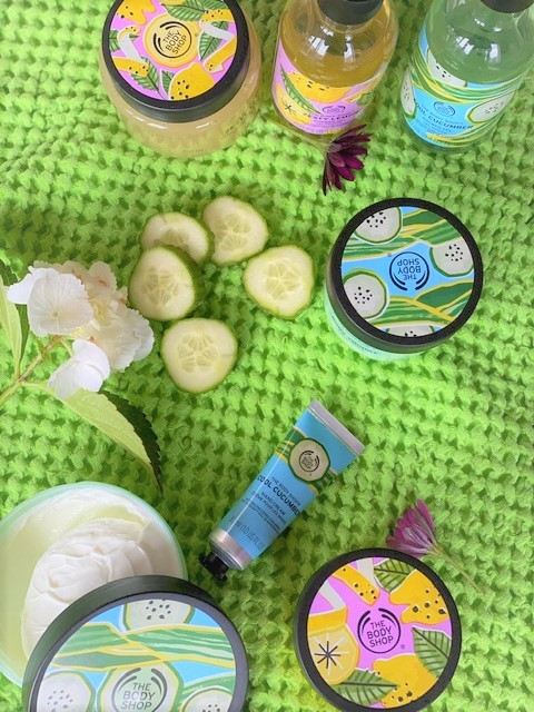 Verwennerij met Komkommer en Citroen van Bodyshop + Winactie! - Nieuwe Cool Cucumber en Zesty Lemon