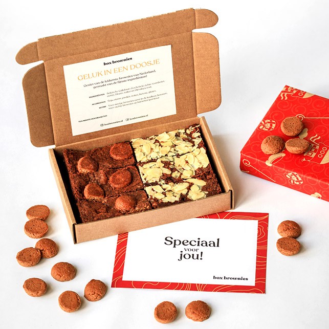 Sinterklaas brownies door de brievenbus - Sinterklaas cadeautjes voor Foodies - Sinterklaas tips van Foodinista