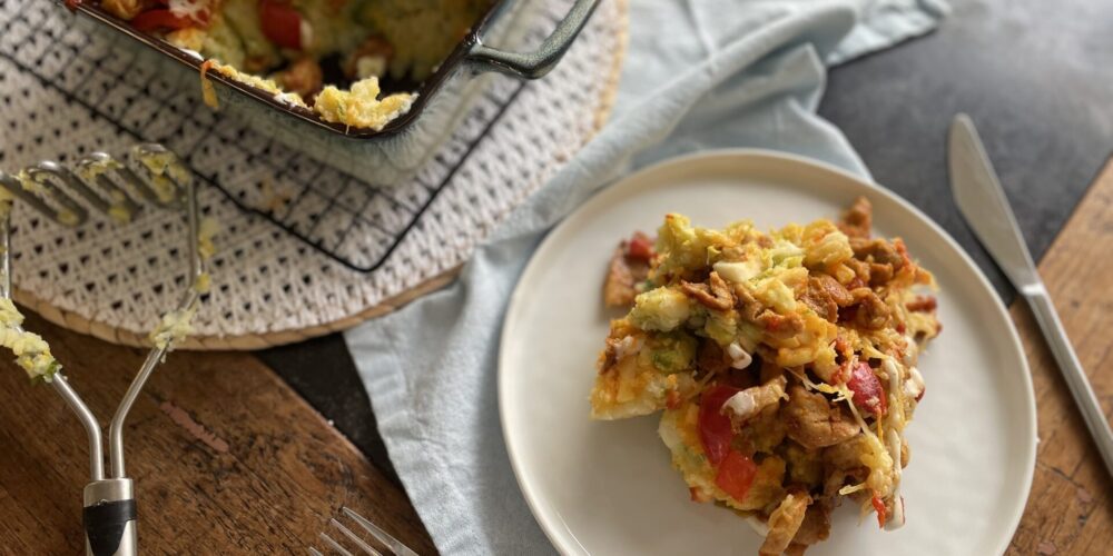 Stamppot kapsalon met spruitjes en kip shoarma - Foodblog Foodinista