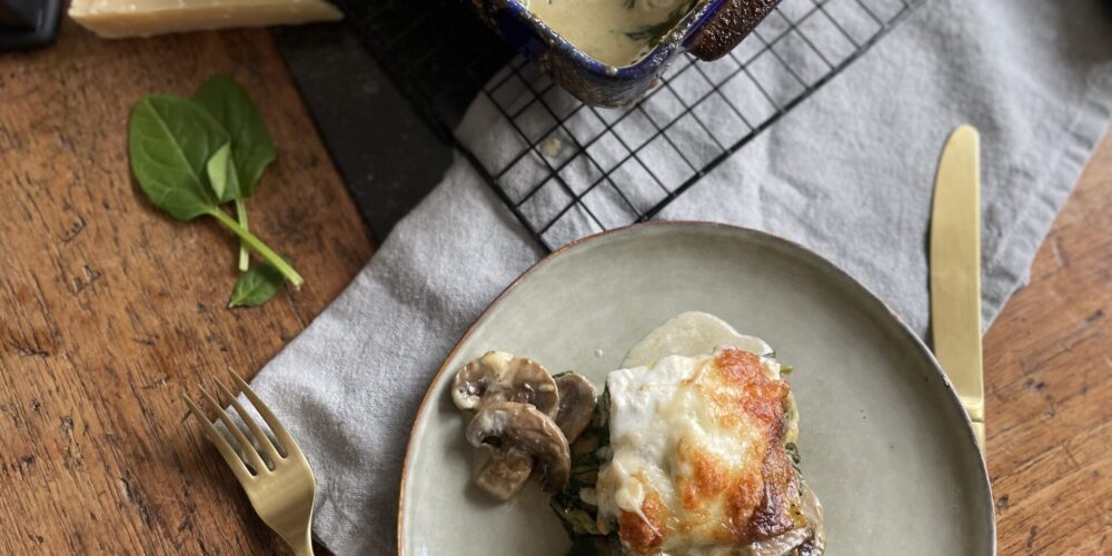 Truffellasagne met spinazie en mascarpone - Foodblog Foodinista