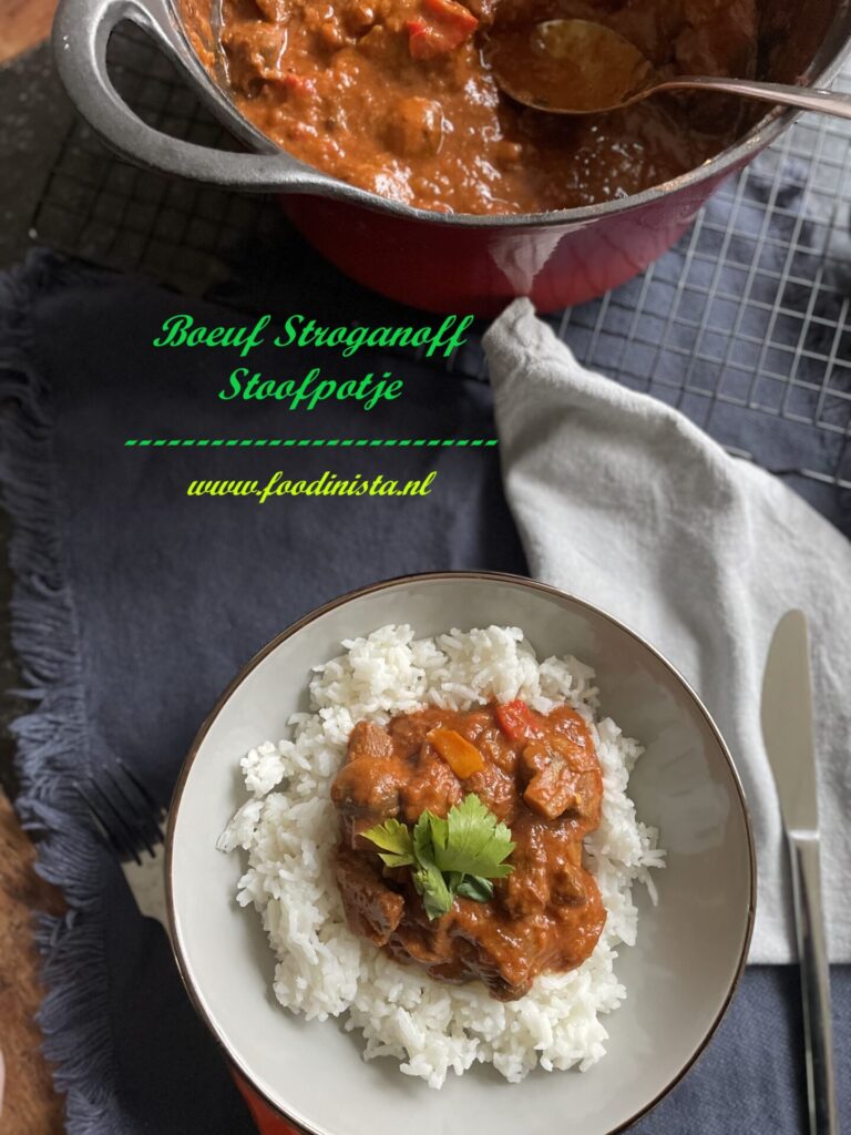 Stoofpotje Boeuf Stroganoff recept - Foodblog Foodinista