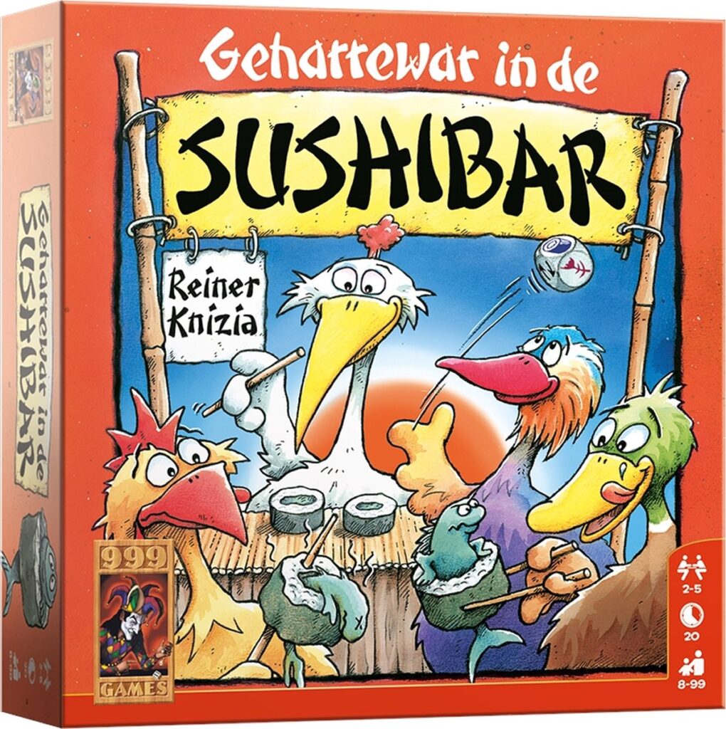 Spelletjesavond tips: Geharrewar in de sushibar - Leuk spel voor foodies - cadeautjes tips van Foodblog Foodinista