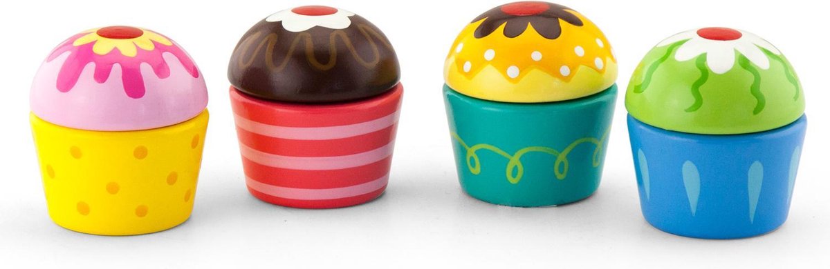 Houten speelgoed tips - Speelgoed cupcakes - Foodie speelgoed tips van Foodinista