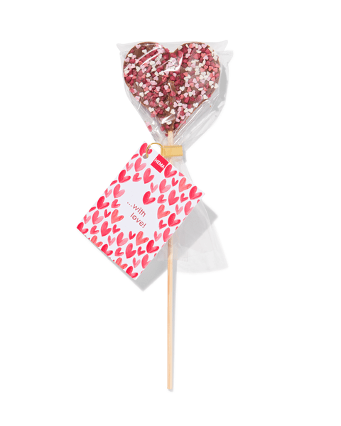 Chocolade hart lolly - budget cadeautjes tips voor Valentijnsdag - Foodblog Foodinista