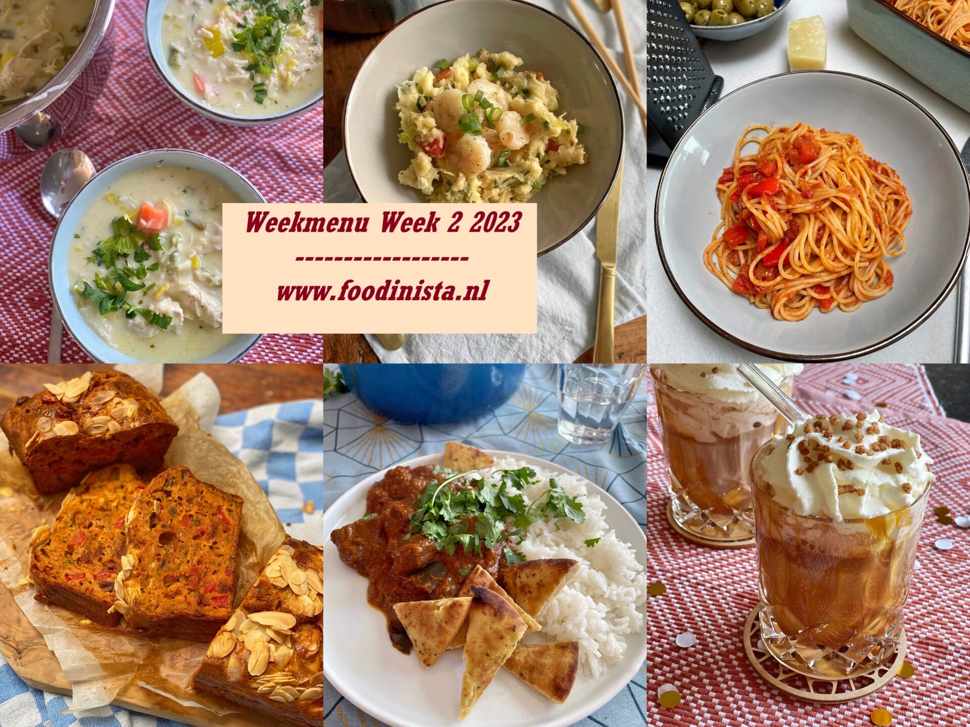 Wat eten we deze week? – Winter Weekmenu Week 2 2023 Foodinista