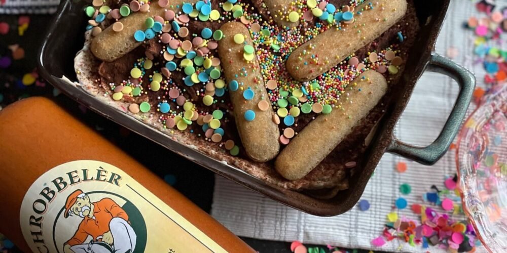 Schrobbelèr Tiramisu voor een feestje! Carnaval?! Recept - Foodblog Foodinista