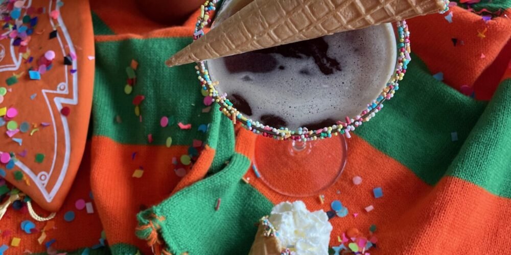 Schrobbelèr Espresso Martini - Carnaval Cocktail recept met Schrobbelèr - Foodblog Foodinista