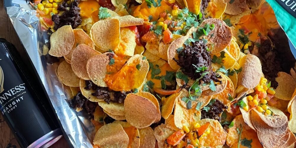 Baketray Guinness Nacho's uit de oven - Foodblog Foodinista