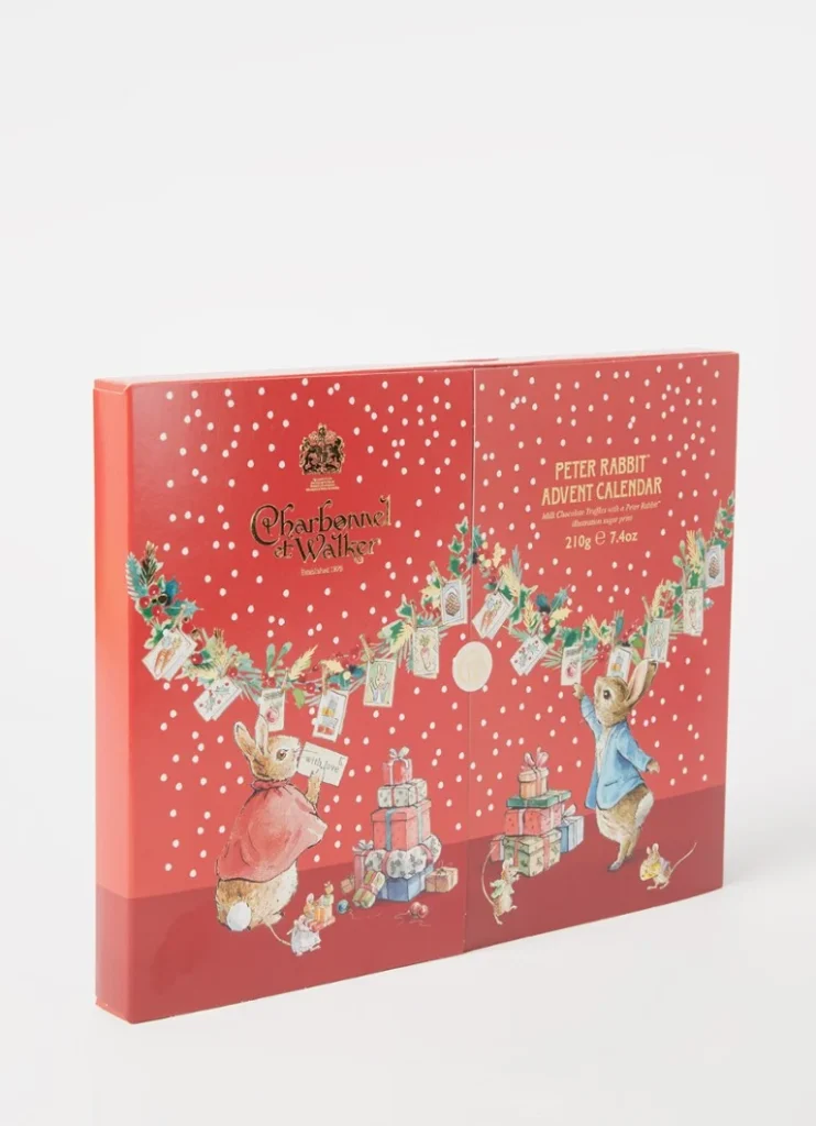 Charbonnel et Walker Chocolade Truffel Kerst Advents Kalender - Pieter Konijn exclusief - Cadeau tips feestdagen Foodblog Foodinista