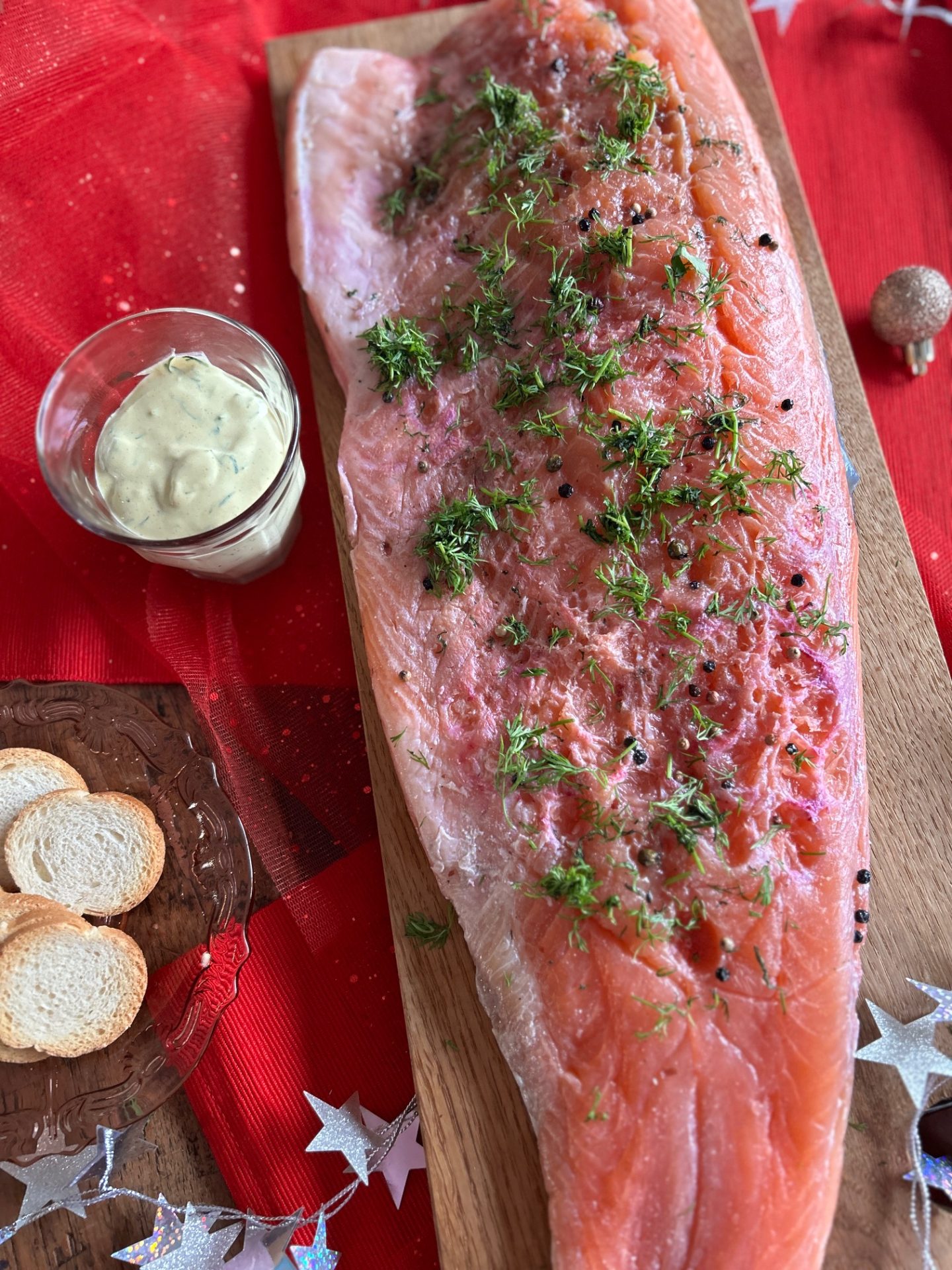 Gin-tonic gravad lax met dille en cranberry - Foodinista