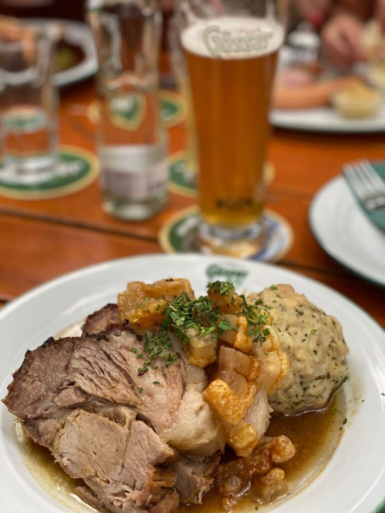 Eten bij Gösser Brau in Graz - Tips in Oostenrijk - Foodblog Foodinista