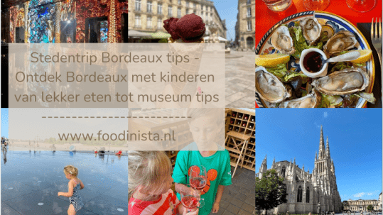 Stedentrip Bordeaux tips - Ontdek Bordeaux met kinderen van lekker eten tot museum tips