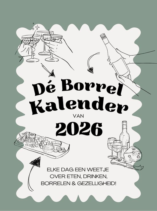 De borrelkalender 2026 - De lekkerste scheurkalender tips in 2026