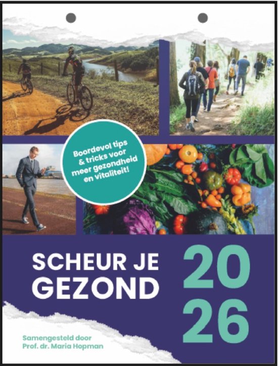 Scheur je gezond scheurkalender - Scheurkalender cadeau tips 2026 - Foodinista