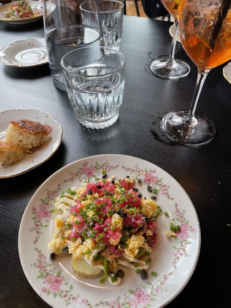 Voorgerecht bij ROKA in Rovaniemi