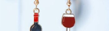 Wijn oorbellen - Kleine cadeautjes voor de feestdagen voor de wijnliefhebber - Leuke schoencadeautjes, leuke surprisecadeautjes, leuke dobbelcadeautjes - Tips van Foodinista